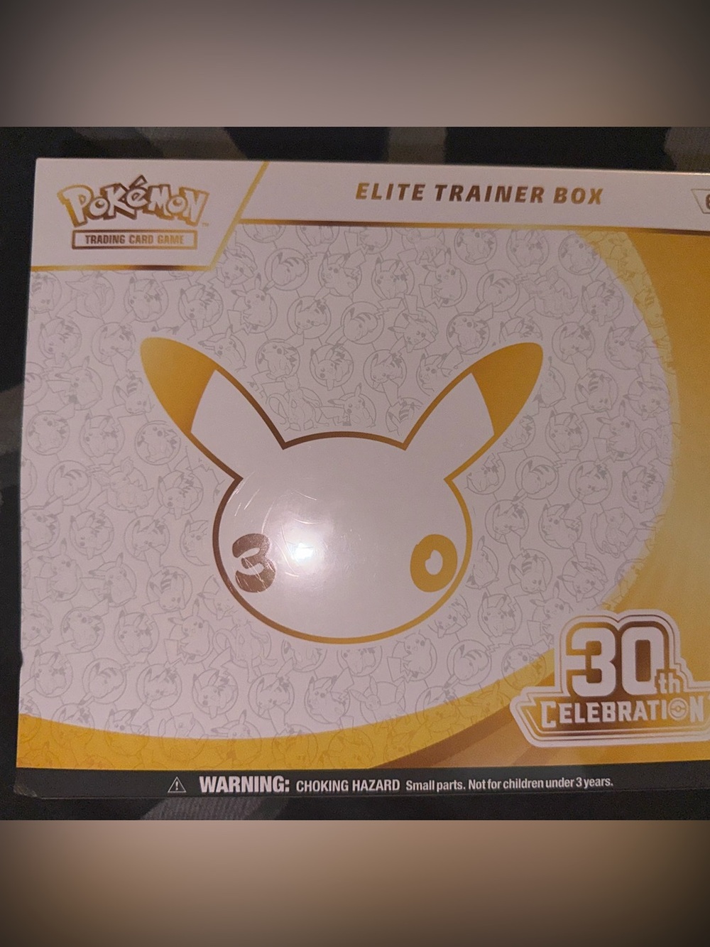 Pokémon 30th anniversary celebration elite trainer box